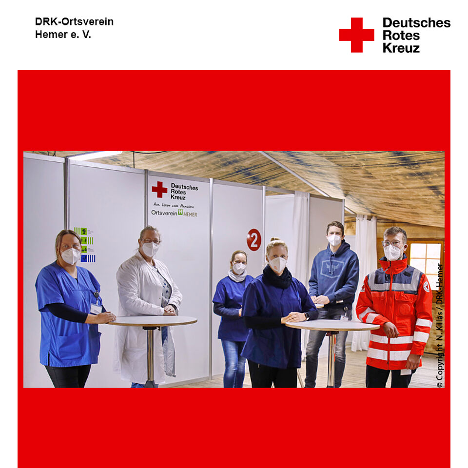 Impfteam des DRK-Hemer